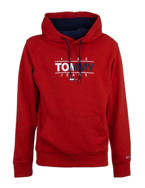 sudadera tommy roja